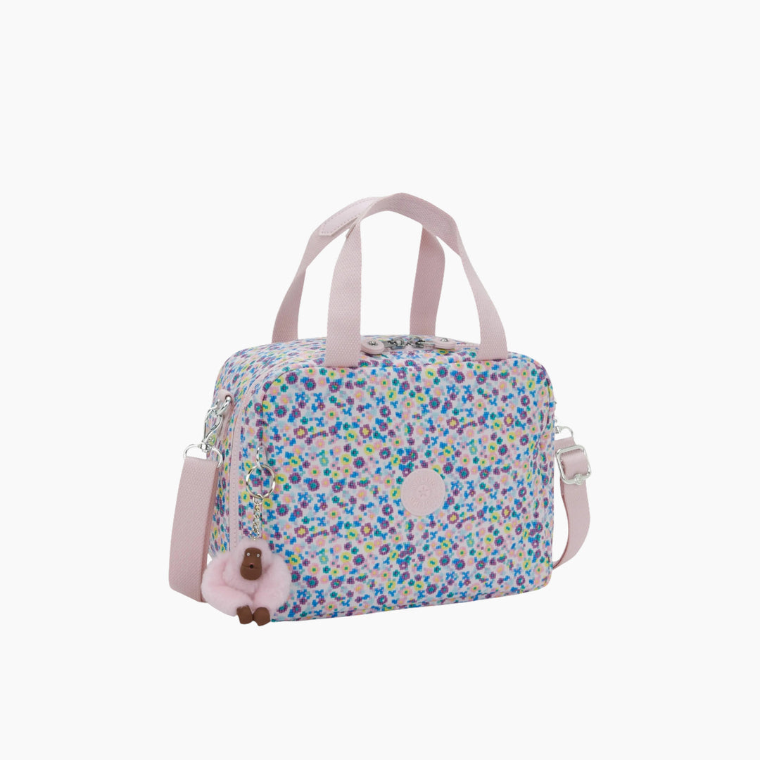 Kipling Miyo Insulated medium lunch bag with trolley sleeve - Digi Flower Print