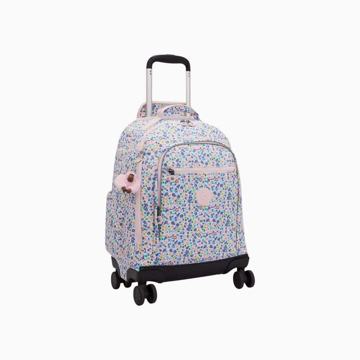 Kipling New Zea Kids' large wheeled backpack in Treasure Green