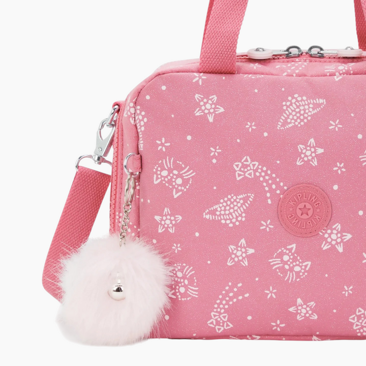 Kipling Miyo Glitter Cats Lunch Bag - HUNA