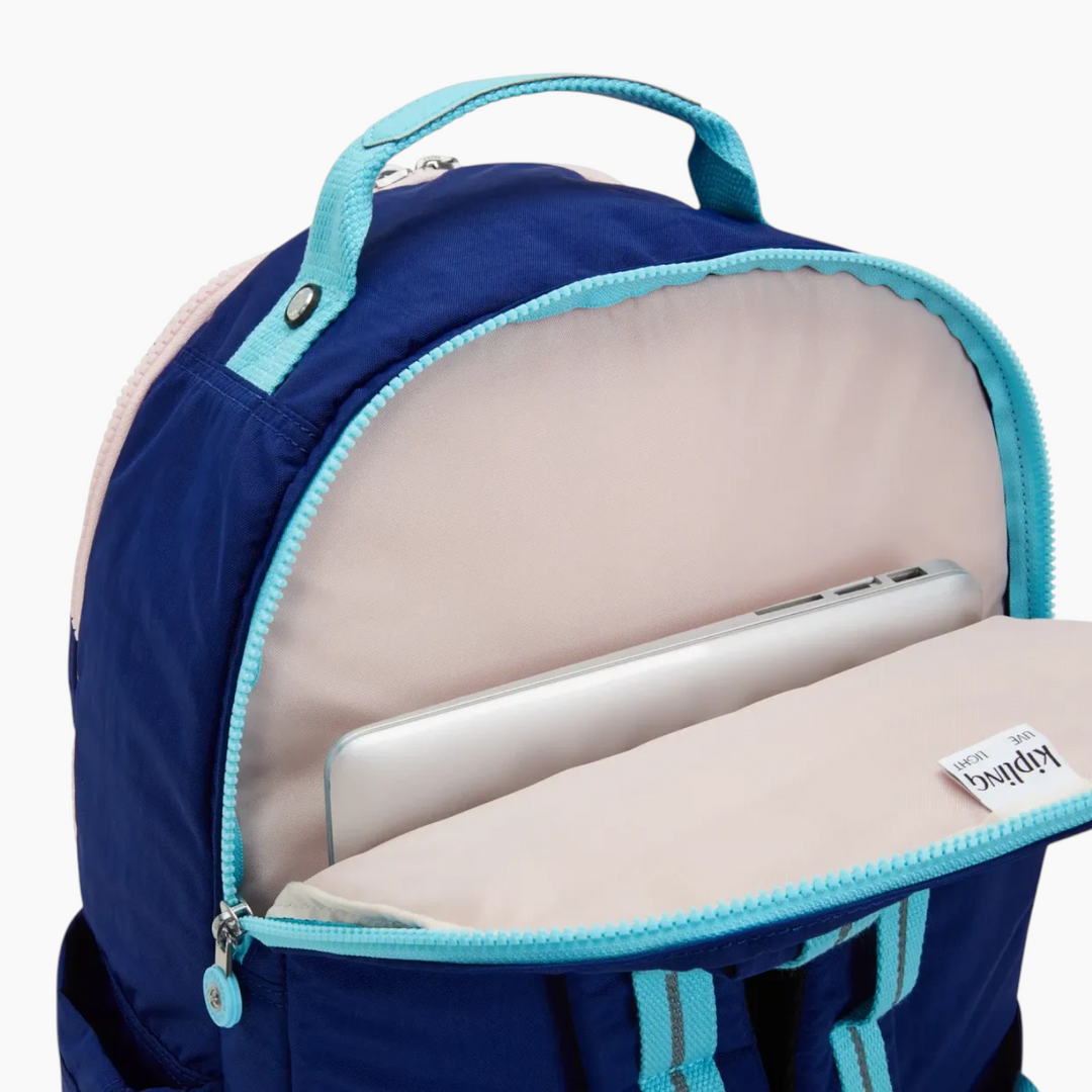 Kipling Seoul College Backpack - Solar Navy Combo