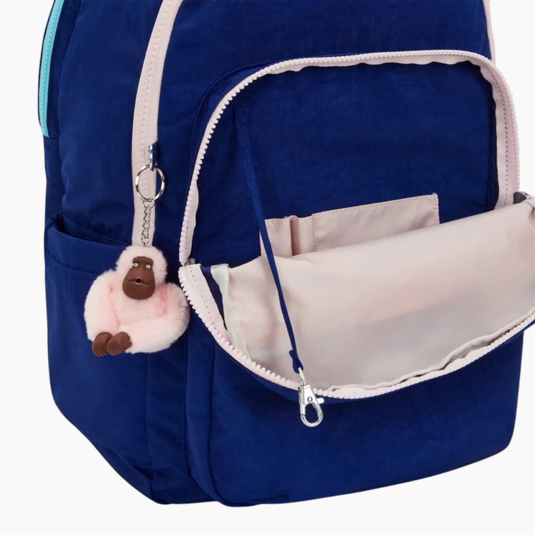 Kipling Seoul College Backpack - Solar Navy Combo