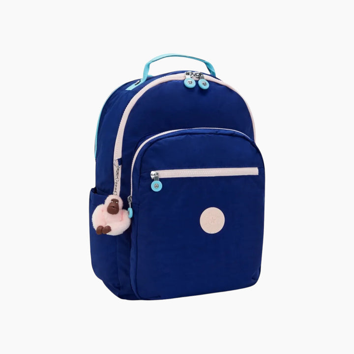Kipling Seoul College Backpack - Solar Navy Combo