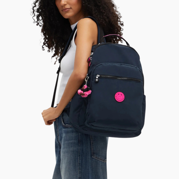 Kipling Seoul Lap Smiley Backpack