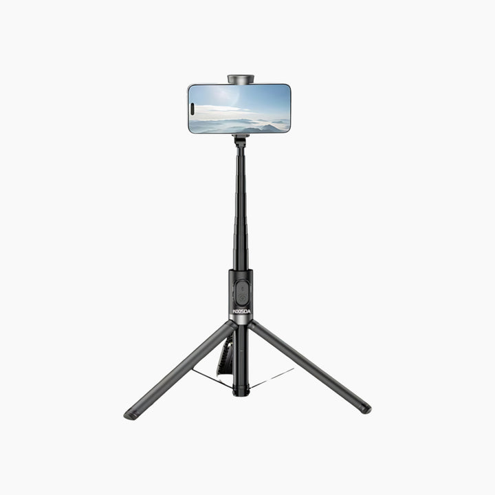 KS-L22 anti-shake tripod selfie stick with automatic bounce-off functionality