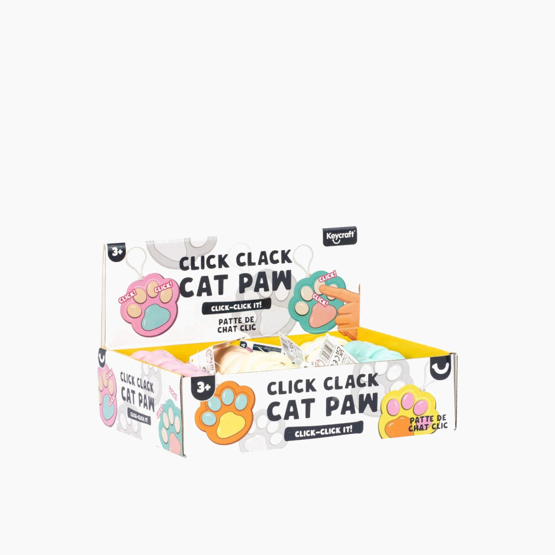 Keycraft Click Clack Cat Paw Toy fidget accessory