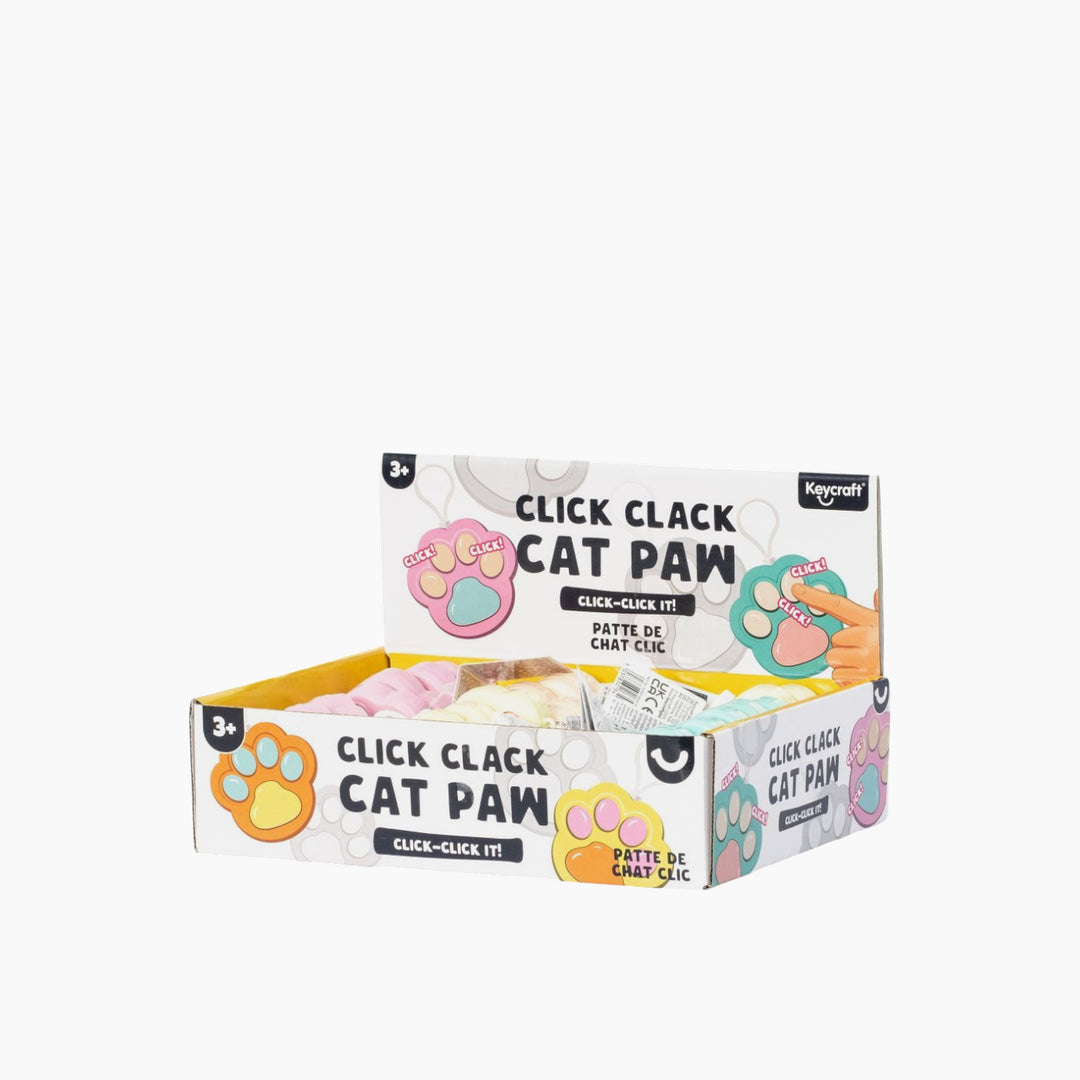 Keycraft Click Clack Cat Paw Toy fidget accessory