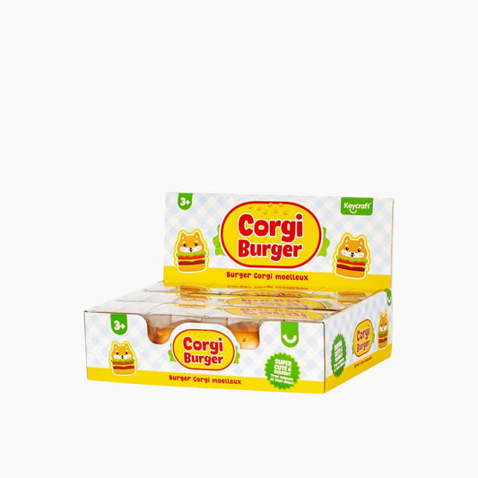 Keycraft Corgi Burger Squishy Toy