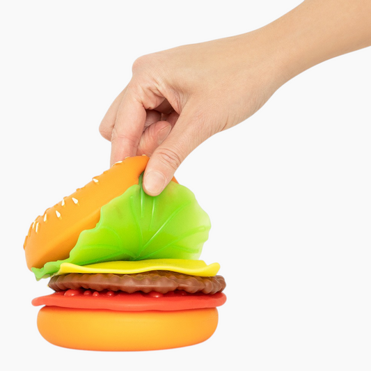 Keycraft Jumbo Peel & Stack Burger Squishy