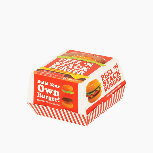 Keycraft Jumbo Peel & Stack Burger Squishy