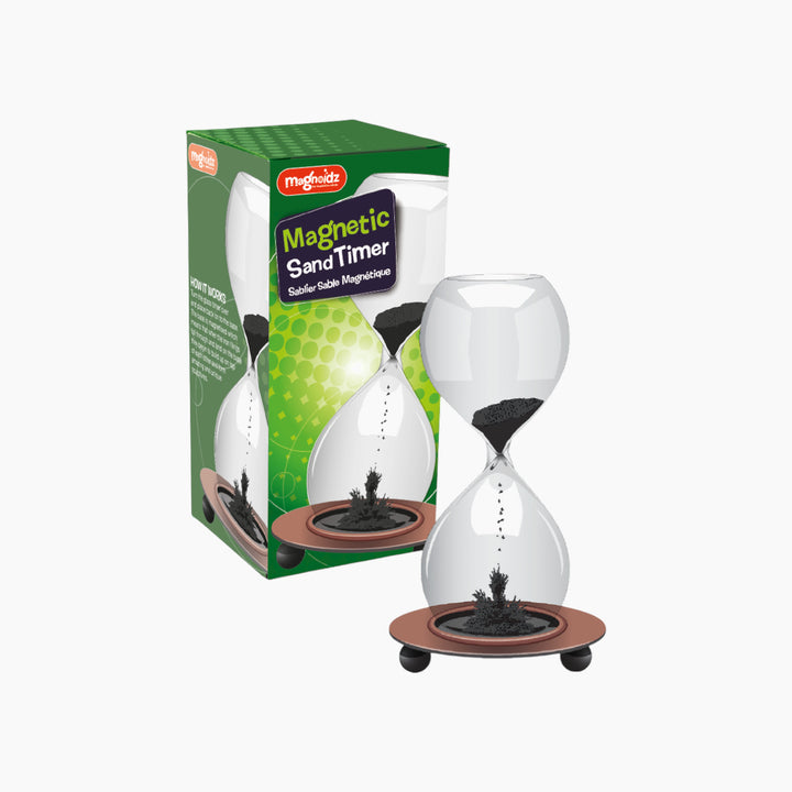 Keycraft Magnoidz magnetic sand timer with iron filings