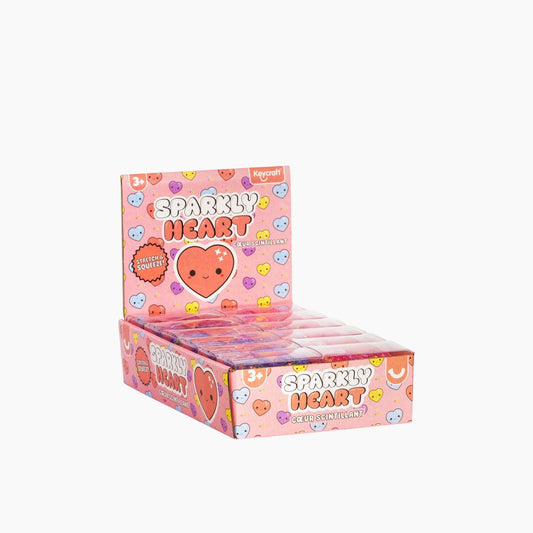 Keycraft Squishy Sparkly Heart