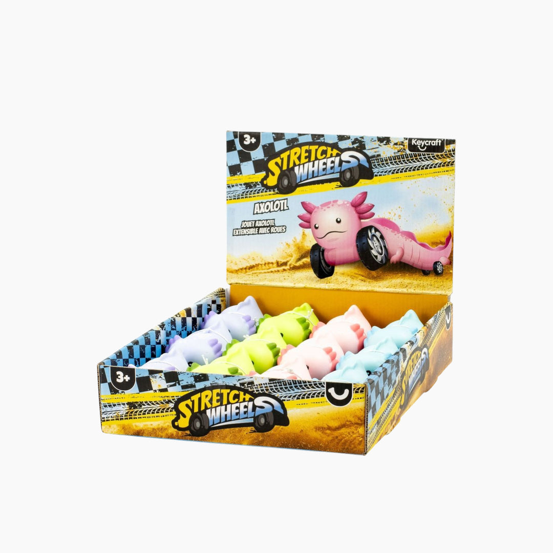 Keycraft Stretch Wheels Axolotl novelty toy