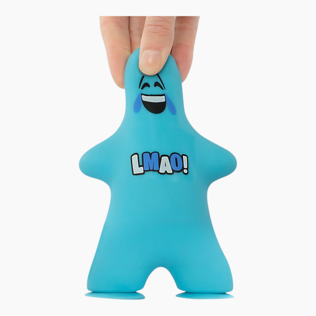 Keycraft Stuck Dudes suction toy set of 3 silicone characters