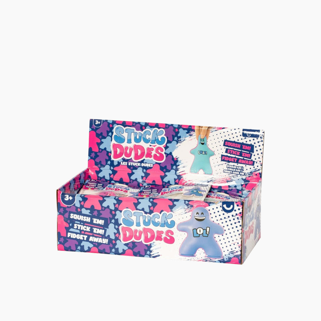 Keycraft Stuck Dudes suction toy set of 3 silicone characters