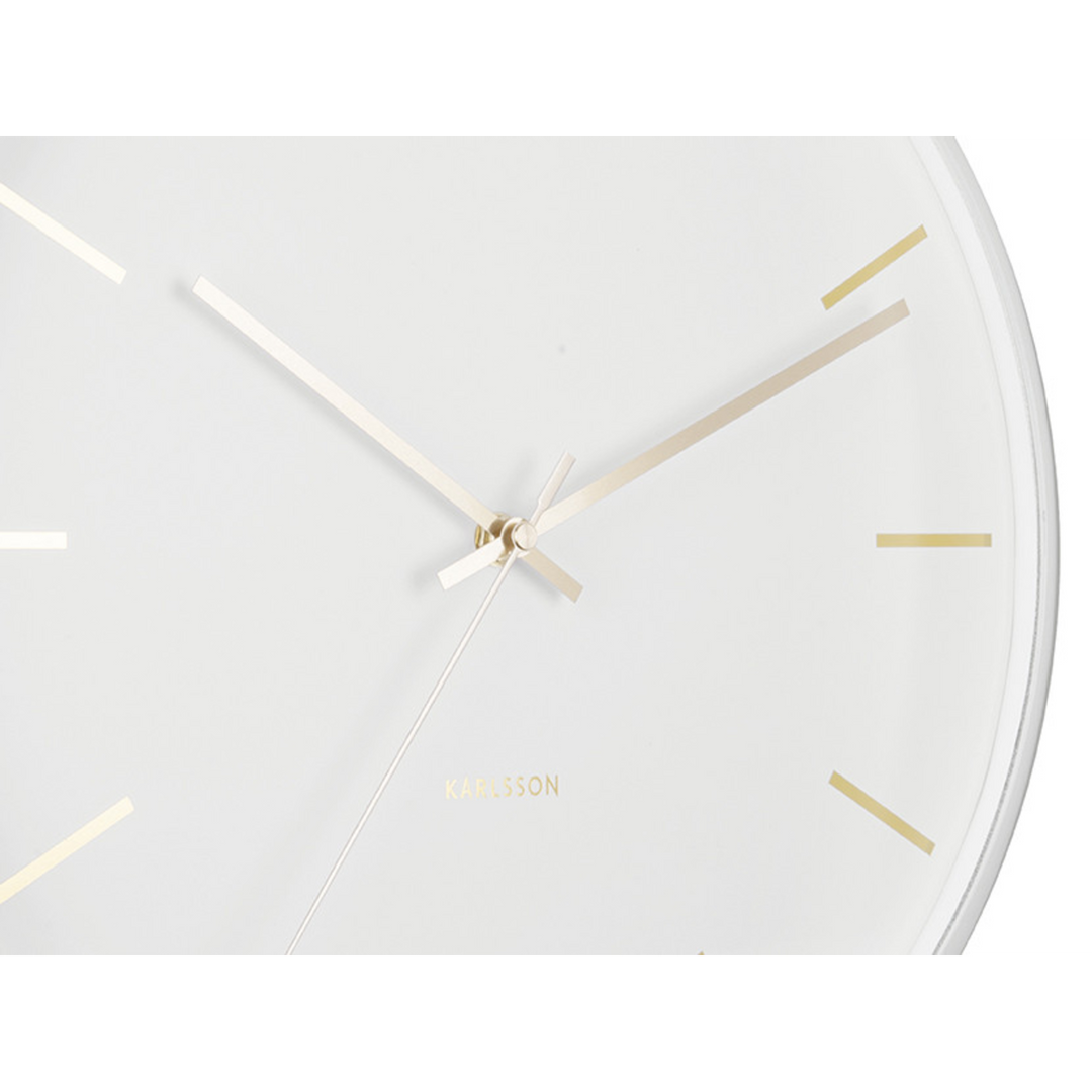 Karlsson Armando Wall Clock 40 cm White