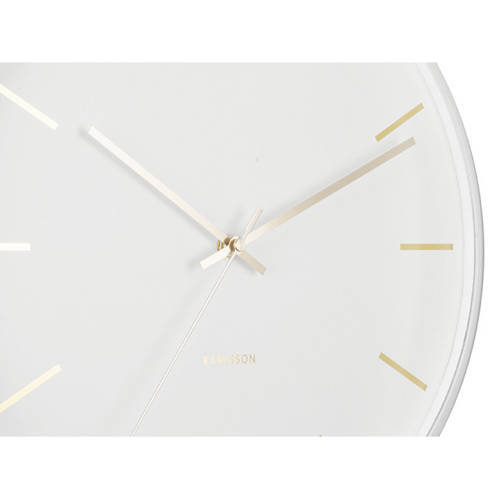 Karlsson Armando Wall Clock 40 cm White
