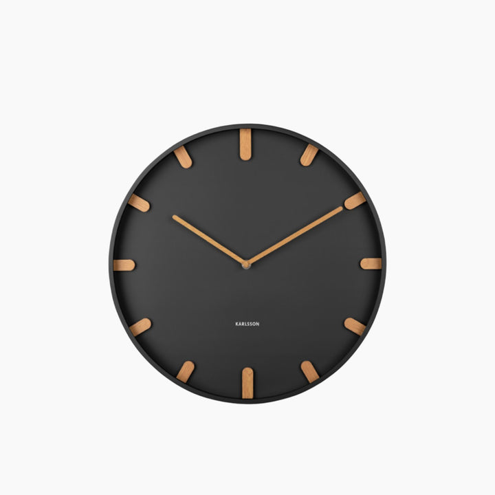 Karlsson Grace Wall Clock 40 cm Black