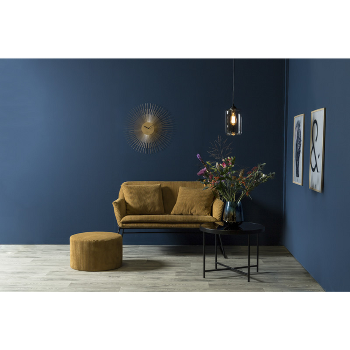 Karlsson Peony Wall Clock 60 cm - Gold