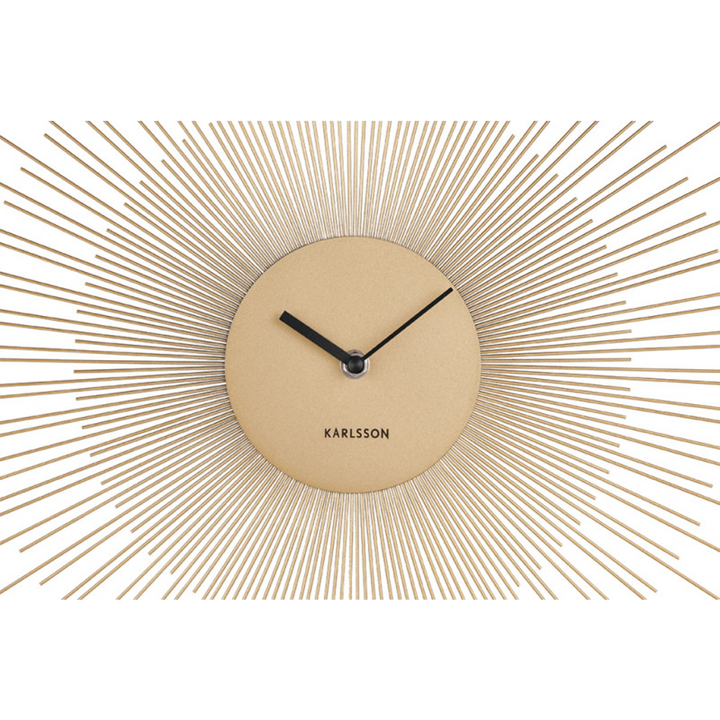 Karlsson Peony Wall Clock 60 cm - Gold