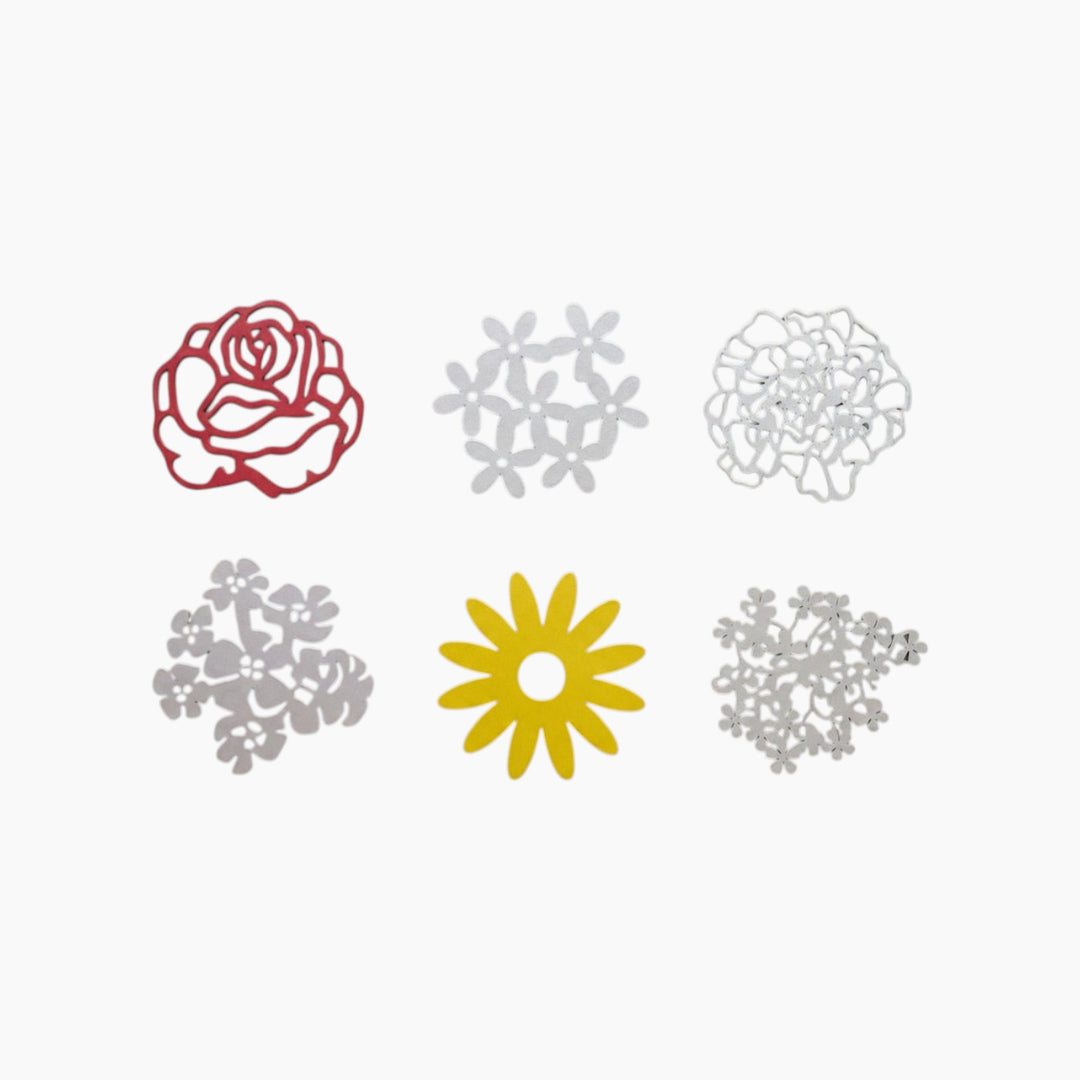 Kawn Designs Khadra Flowers — Coaster Set