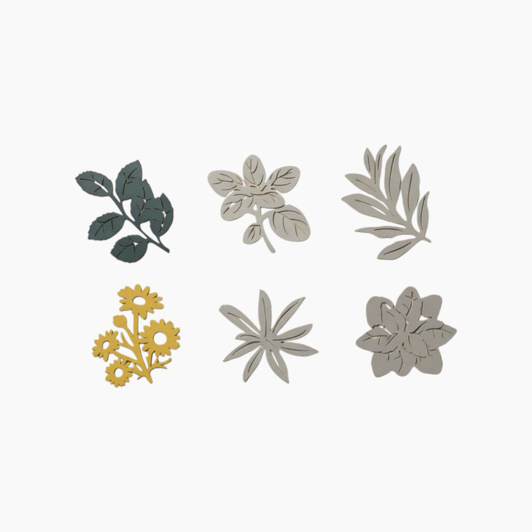 Kawn Designs Khadra Herbs — Coaster Set