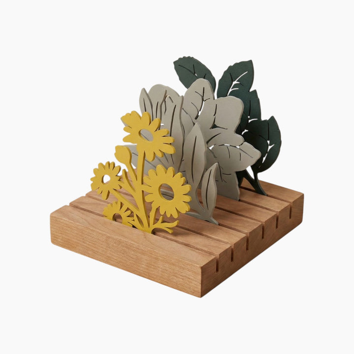 Kawn Designs Khadra Herbs — Coaster Set