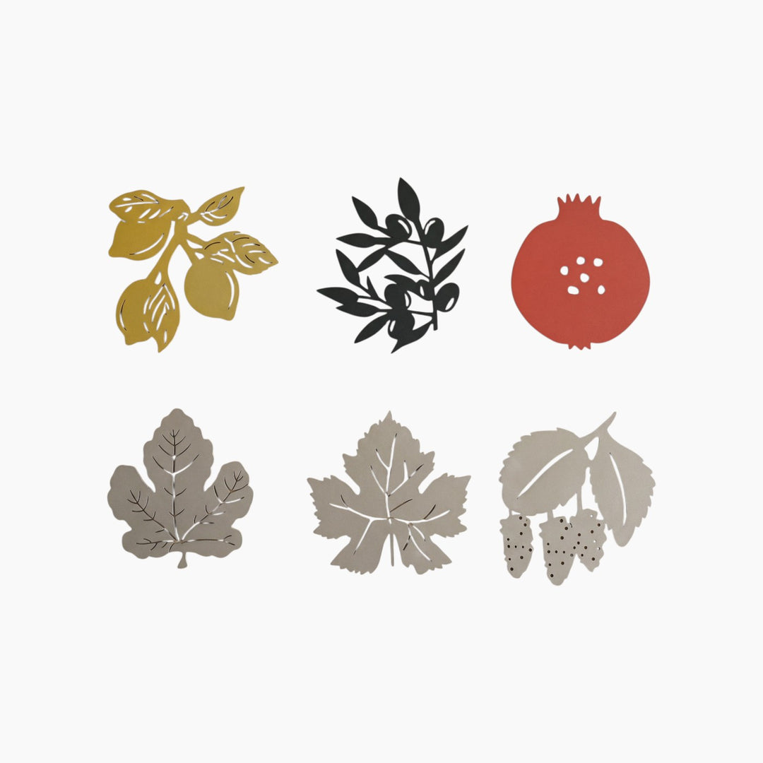 Kawn Designs Khadra Trees — Coaster Set