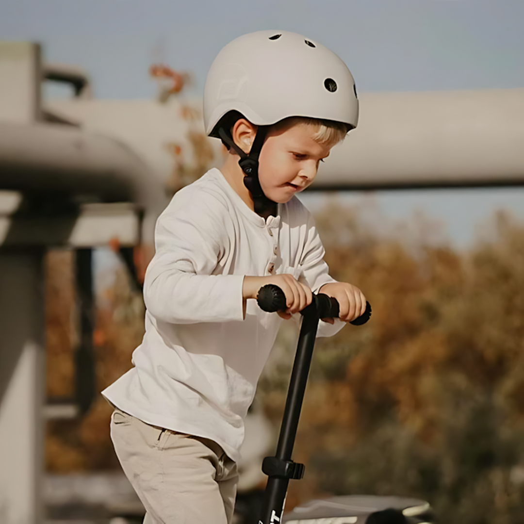 Scoot &amp; Ride Kid Helmet Sm Ash