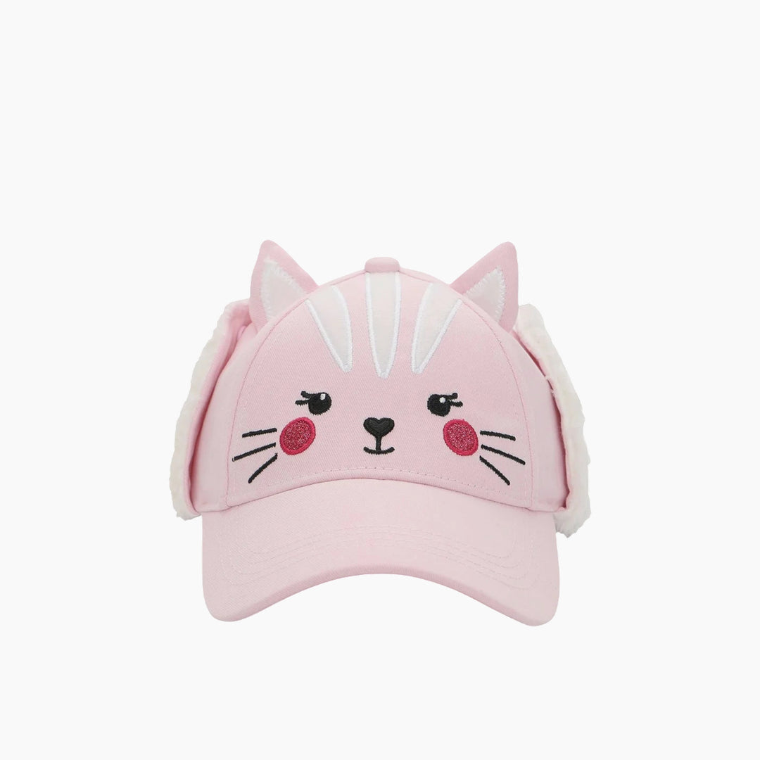 Flap Jack 3D Winter Cap with Ear Flaps - Cat