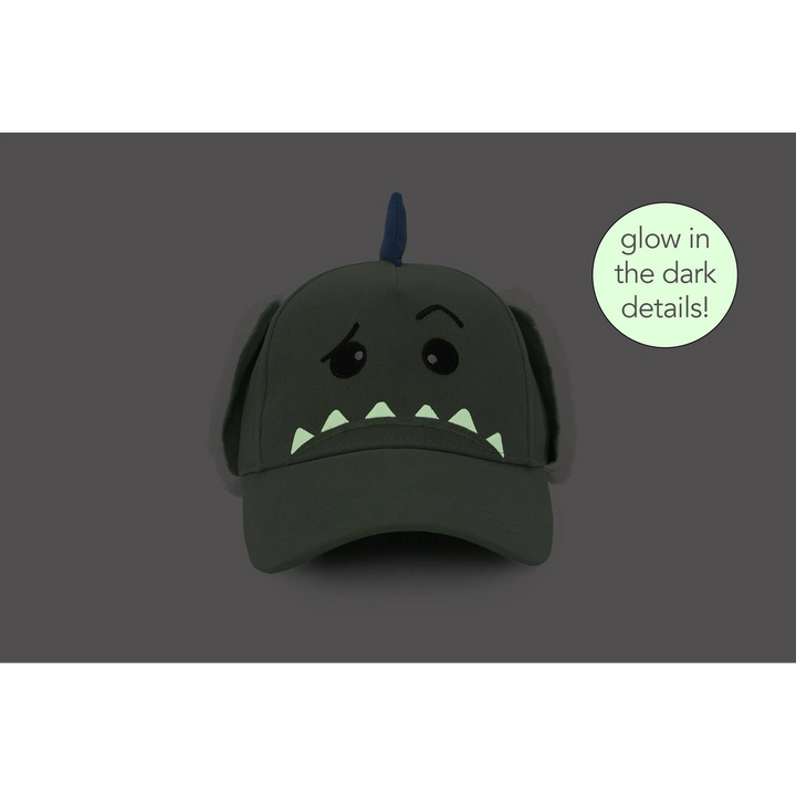 Flap Jack Kids 3D Winter Cap with Ear Flaps - Dino