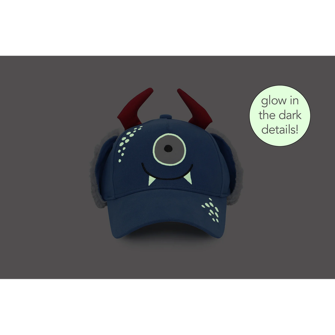 FlapJack Kids 3D monster winter cap with ear flaps
