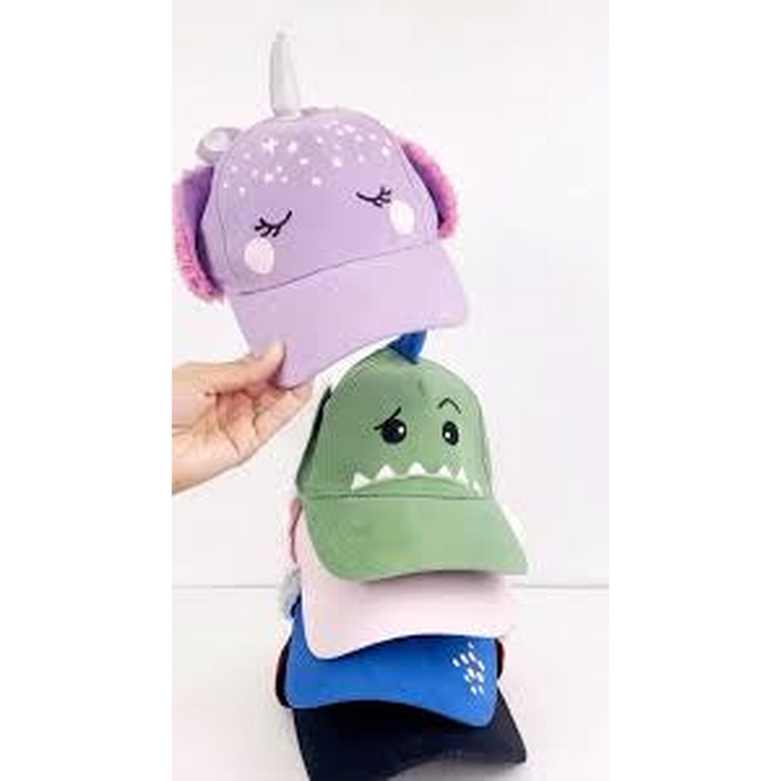 Flap Jack Kids 3D Winter Cap with Ear Flaps - Unicorn