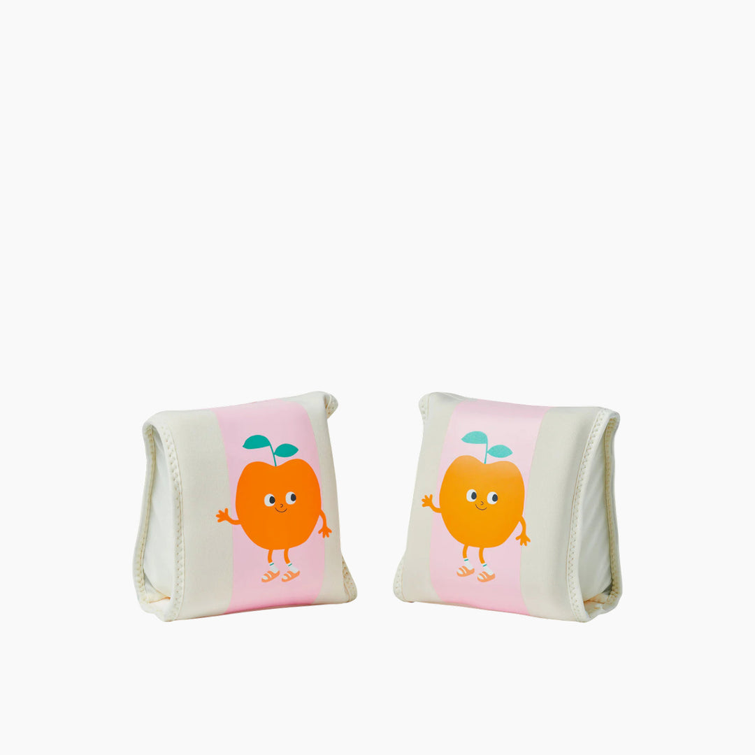 SunnyLife kids neoprene arm floaties in pink stripe
