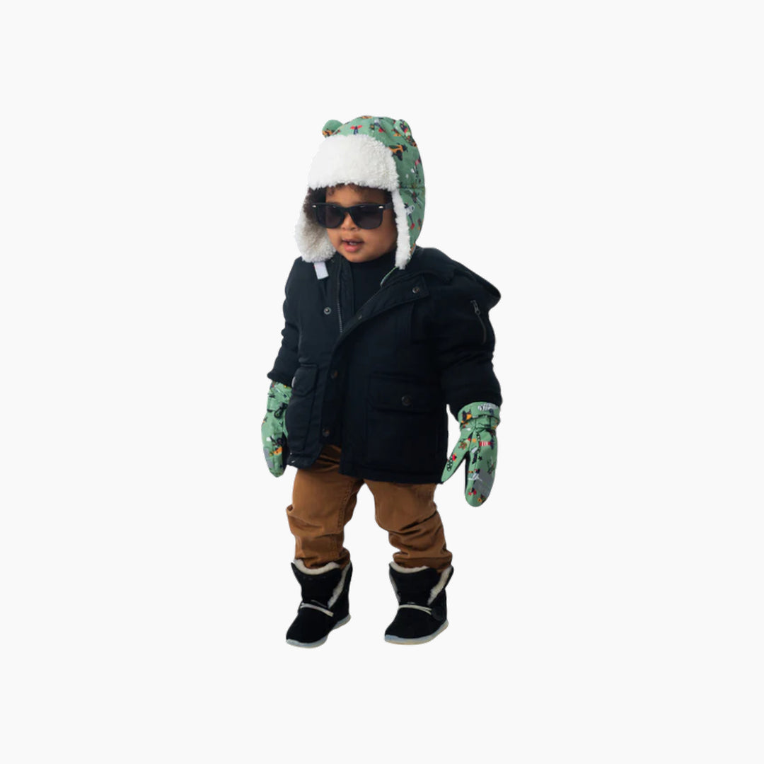 FlapJack Kids Bear Ski Mittens