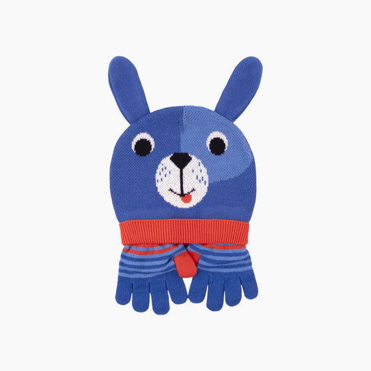 Toddler/Kids Winter Beanie Hat and Gloves Set - Duffy the Dog