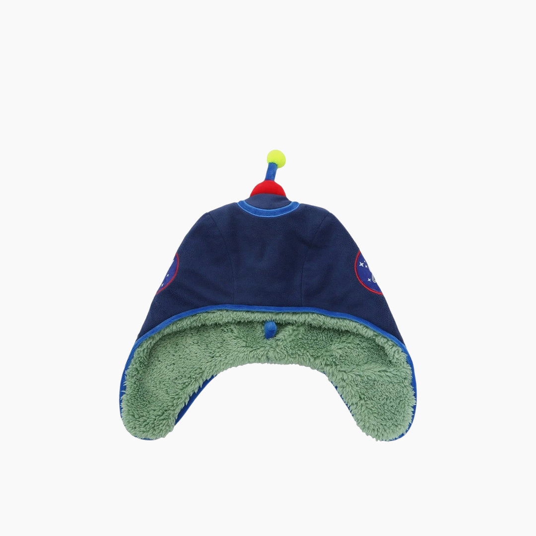 Flap Jack Kids &amp; Baby Reversible Sherpa Hat - Dinosaur &amp; Astronaut