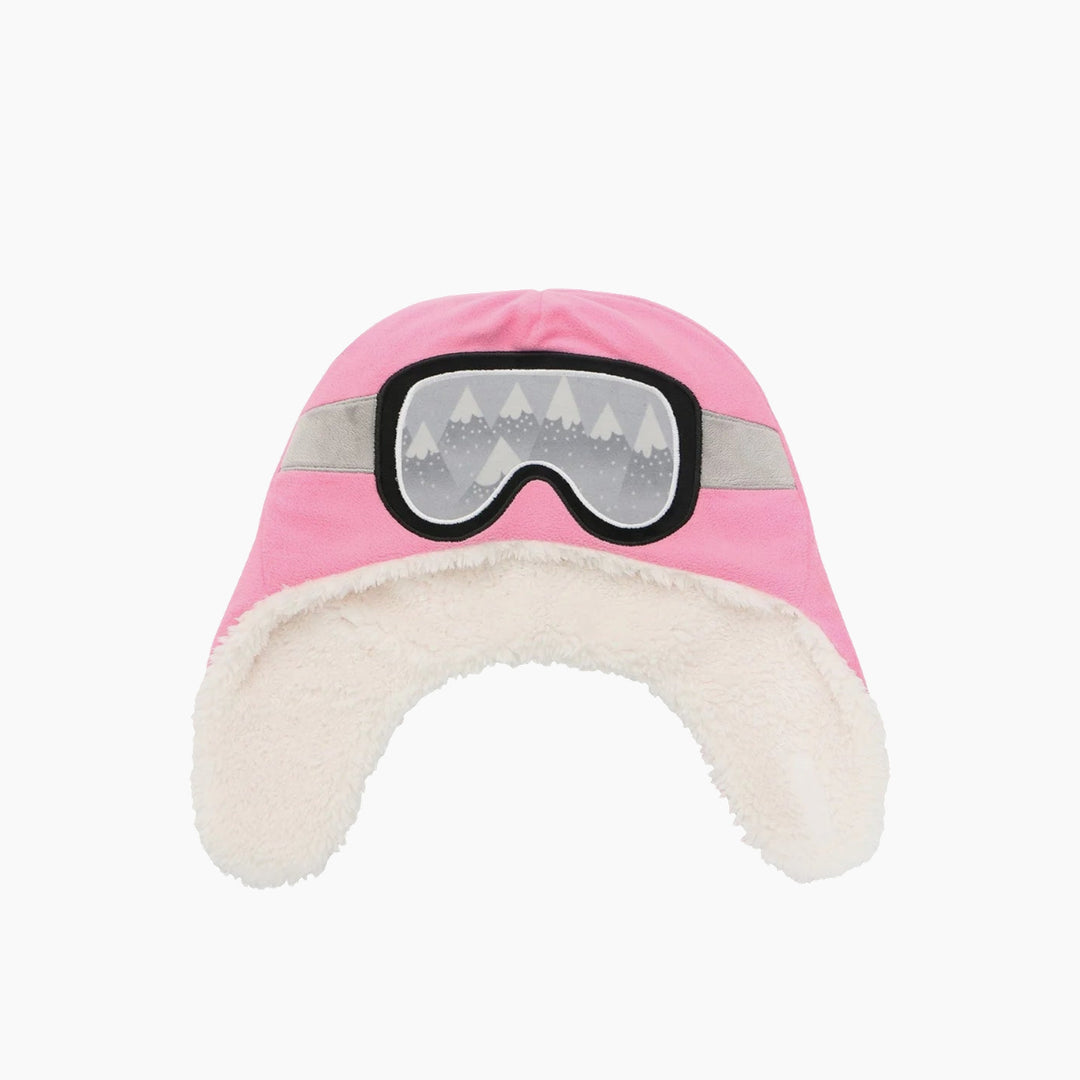 Flap Jack Kids &amp; Baby Reversible Sherpa Hat - Polar Bear &amp; Ski Goggle