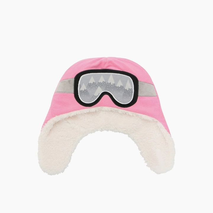 Flap Jack Kids &amp; Baby Reversible Sherpa Hat - Polar Bear &amp; Ski Goggle