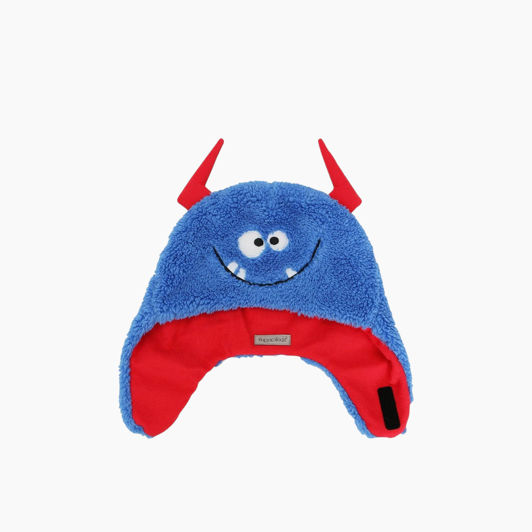 Flap Jack Kids &amp; Baby Reversible Sherpa Hat - Monsters