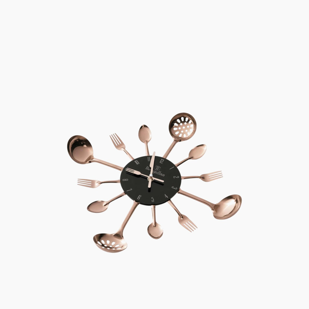 Berlinger Haus Kitchen Wall Clock - Black Rose