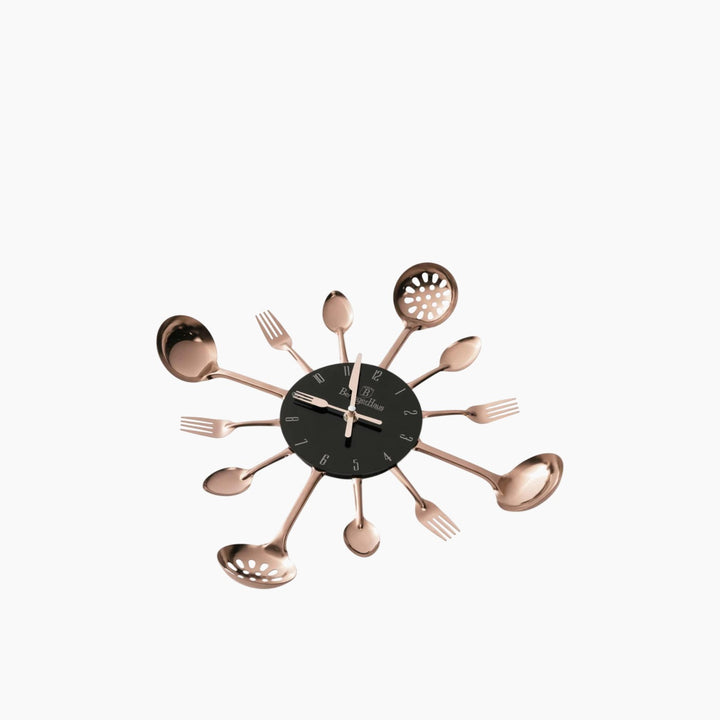 Berlinger Haus Kitchen Wall Clock - Black Rose