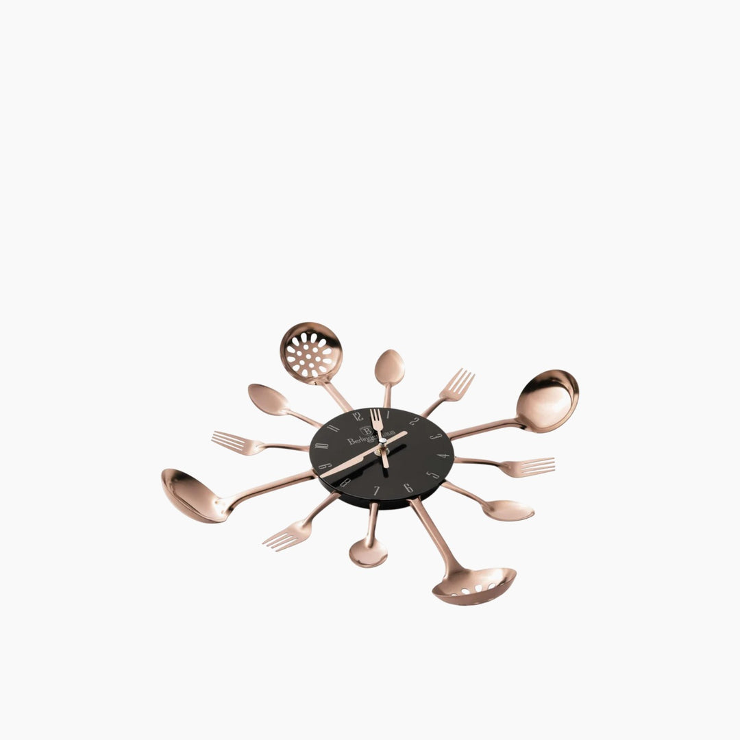 Berlinger Haus Kitchen Wall Clock - Black Rose
