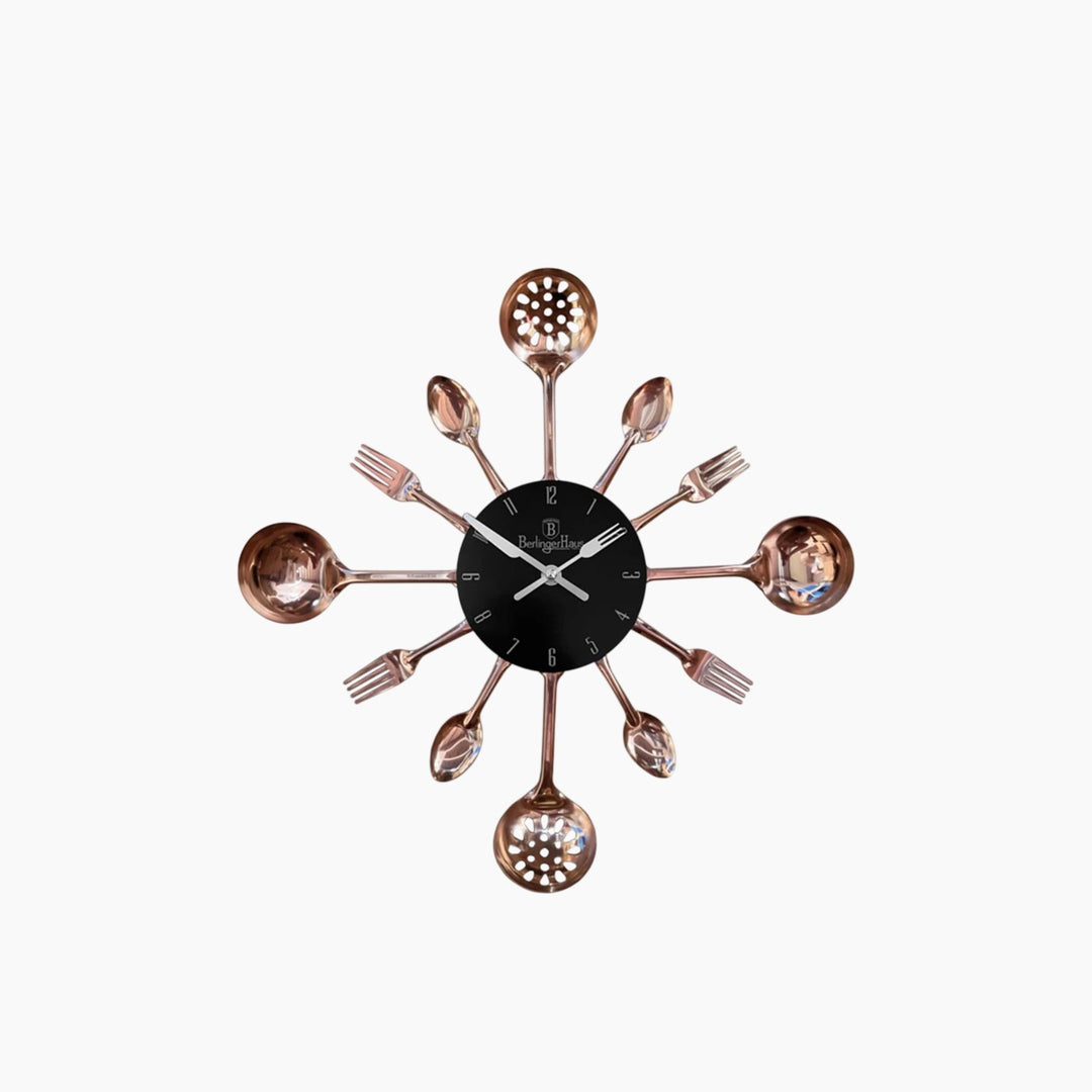 Berlinger Haus Kitchen Wall Clock - Black Rose