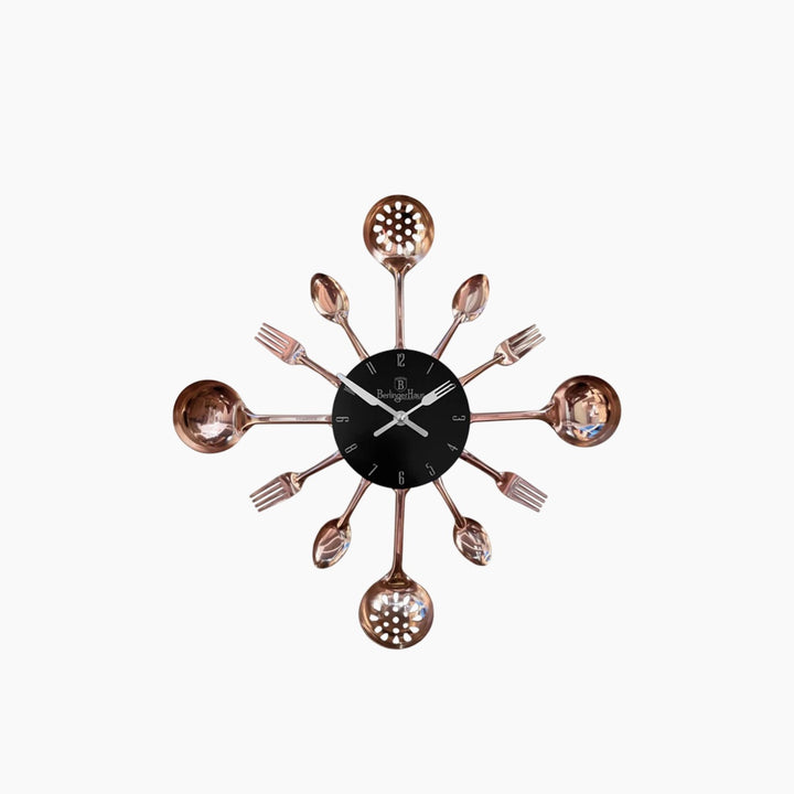 Berlinger Haus Kitchen Wall Clock - Black Rose