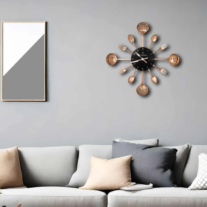 Berlinger Haus Kitchen Wall Clock - Black Rose