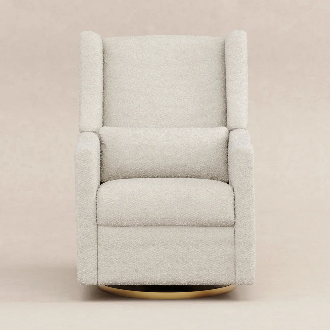 Babyletto electronic recliner and swivel glider in boucle