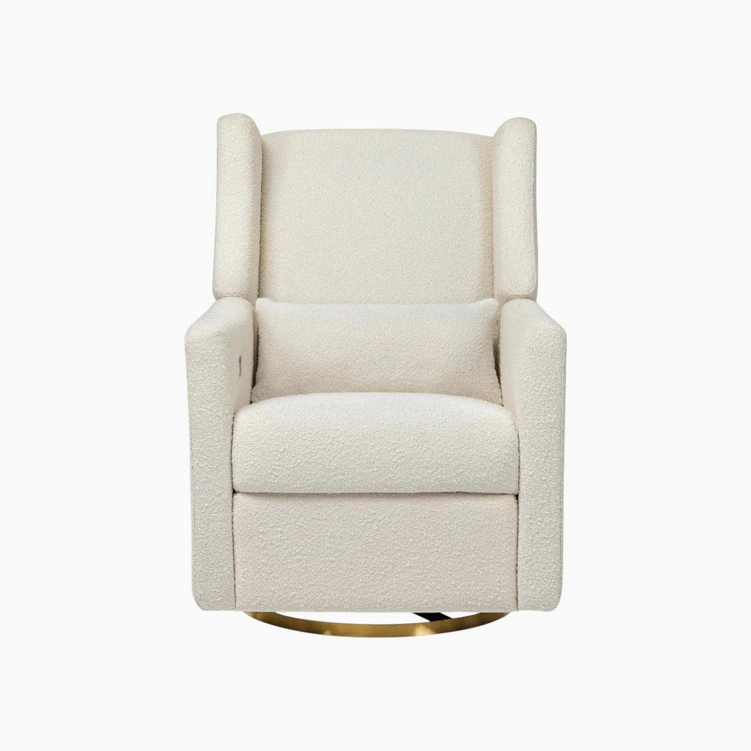 Babyletto electronic recliner and swivel glider in boucle with USB port