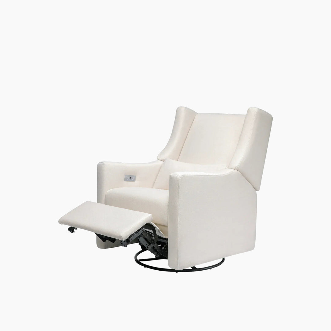 Babyletto electronic recliner and swivel glider in eco-performance fabric