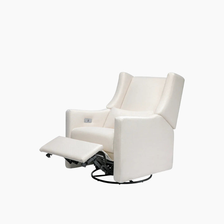 Babyletto electronic recliner and swivel glider in eco-performance fabric