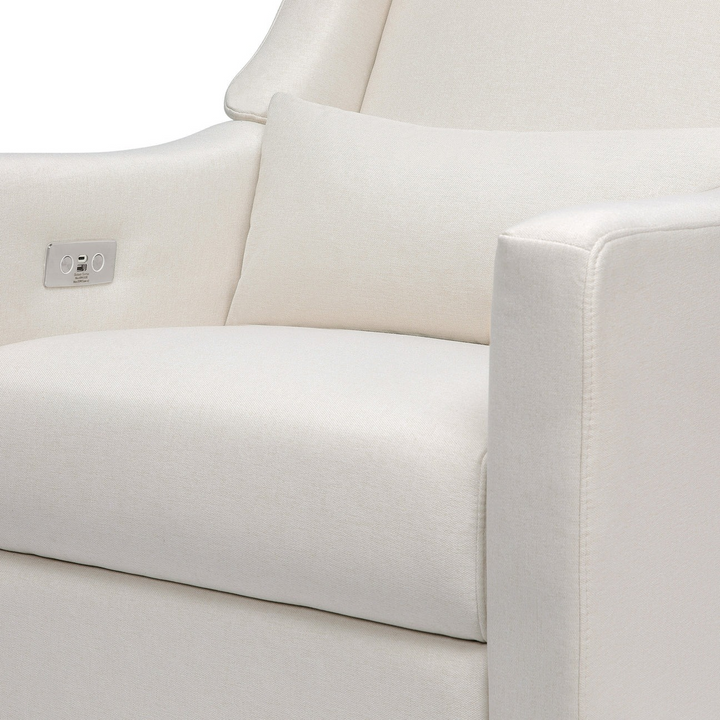 Babyletto electronic recliner and swivel glider in eco-performance fabric
